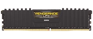 Corsair CMK16GX4M2D3000C16 Vengeance LPX 16 GB (2 x 8 GB) DDR4 3000 MHz C16 XMP 2.0 High Performance Desktop Memory Kit, Black