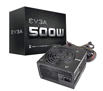 EVGA 500 W1, 80+ WHITE 500W