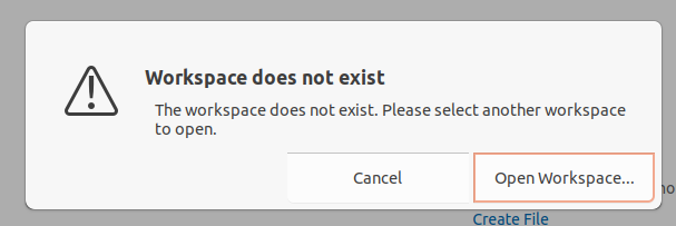 workspace-error