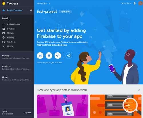 Firebase project
